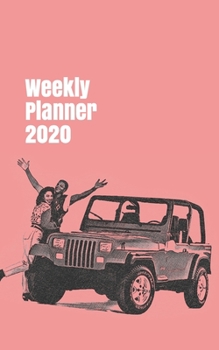Paperback Weekly Planner 2020: calendar organizer for car enthusiasts. 5x8. 120 pages. Book
