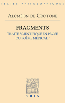 Paperback Fragments: Traite Scientifique En Prose Ou Poeme Medical? Book