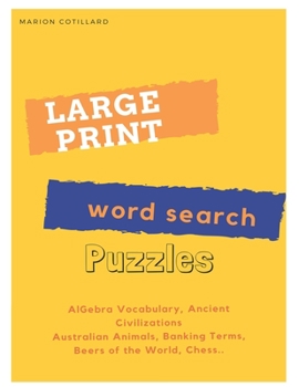 LARGE PRINT Word Search Puzzles: funster large print word search puzzles, large print word search, brain games large print word search, large print word search themed, large print word search travel, 