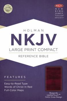 Imitation Leather Large Print Compact Reference Bible-NKJV-Celtic Cross [Large Print] Book