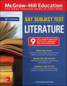 Paperback McGraw-Hill Education SAT Subject Test Literature, Fourth Edition Book