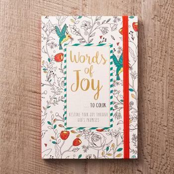 Words of Joy To Color, Inspirational Coloring Book for Adults and Teens