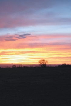 Paperback Sunset Outside Taos: Unlined notebook Book