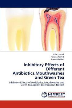 Paperback Inhibitory Effects of Different Antibiotics, Mouthwashes and Green Tea Book