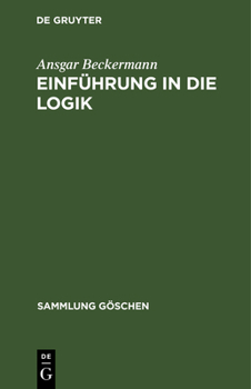 Hardcover Einführung in Die Logik [German] Book