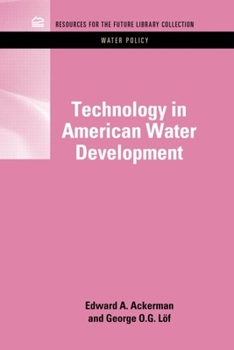 Hardcover Technology in American Water Development Book