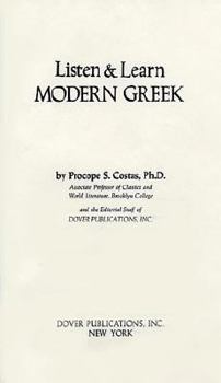 Paperback Listen & Learn Modern Greek (Manual Only) Book