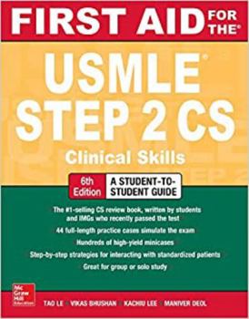 Paperback FIRST AID FOR THE USMLE STEP 2CS 6E [Turkish] Book