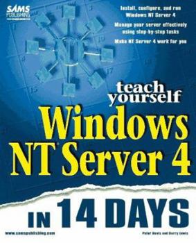 Paperback Teach Yourself Windows NT 4 Server in 14 Days Book