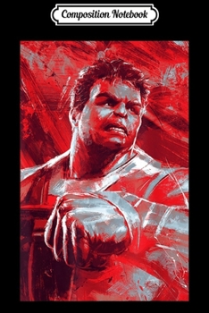 Paperback Composition Notebook: Marvel Avengers Endgame Hulk Painting Graphic Journal/Notebook Blank Lined Ruled 6x9 100 Pages Book