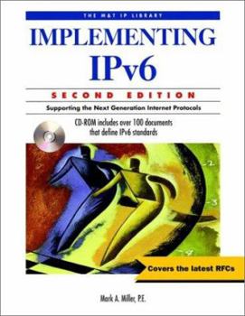 Paperback Implementing Ipv6: Supporting the Next Generation Internet Protocols [With CDROM] Book