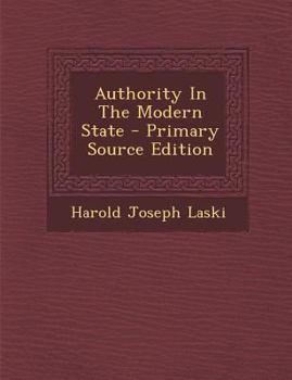 Paperback Authority in the Modern State - Primary Source Edition [Afrikaans] Book