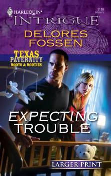 Mass Market Paperback Expecting Trouble [Large Print] Book