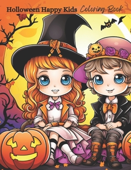Paperback Holloween Happy Kids Coloring Book