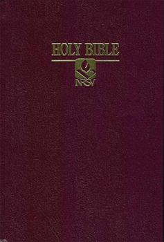 Hardcover Holy Bible New Revised Standard Version Bible: Burgundy Leather [Large Print] Book