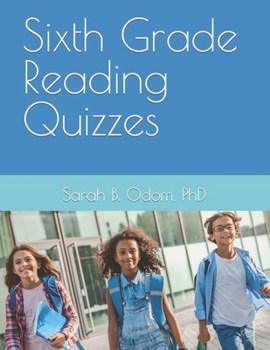 Paperback Sixth Grade Reading Quizzes Book