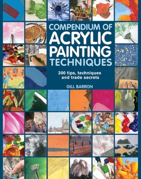Paperback Compendium of Acrylic Painting Techniques Book
