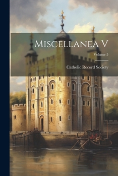 Paperback Miscellanea V; Volume 5 Book