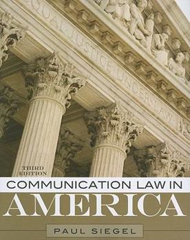 Paperback Communication Law in America Book