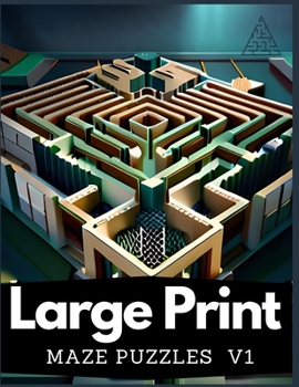 Paperback Maze Patterns V1: 30 unique and engaging mazes [Large Print] Book