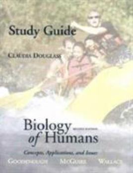 Paperback Study Guide for Biology of Humans: Concepts, Applictions and Issues Book