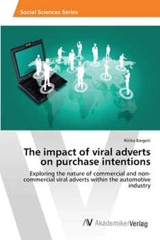 Paperback The impact of viral adverts on purchase intentions Book