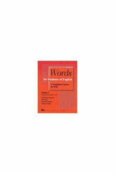 Paperback Words for Students of English, Vol. 2: A Vocabulary Series for ESL Volume 2 Book