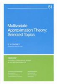 Paperback Multivariate Approximation Theory: Selected Topics Book