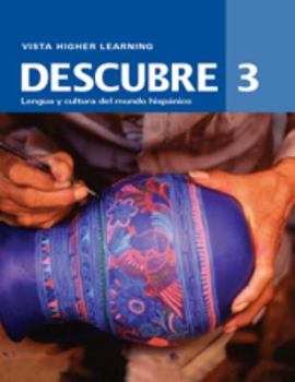 Textbook Binding Descubre ©2014, Level 3 Student Edition, vText w/ Supersite & eCuaderno Code Book