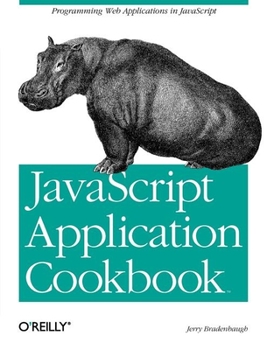 Paperback JavaScript Application Cookbook Book