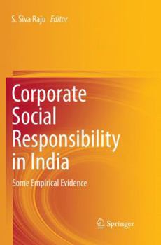 Paperback Corporate Social Responsibility in India: Some Empirical Evidence Book
