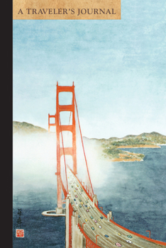 Paperback Golden Gate Bridge, California: A Traveler's Journal Book