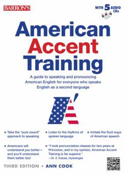 Paperback American Accent Training with 5 Audio CDs Book