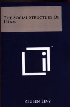 Paperback The Social Structure Of Islam Book