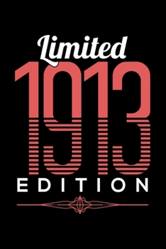 LIMITED 1913 EDITION: Dot Grid Journal, Diary, Notebook, 6x9 inches with 120 Pages.