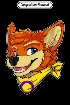 Composition Notebook: Intersex Fursona Furry Fox Gay Rights Pride Week  Journal/Notebook Blank Lined Ruled 6x9 100 Pages