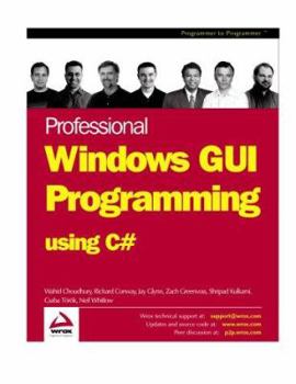 Paperback Professional Windows GUI Programming Using C# Book