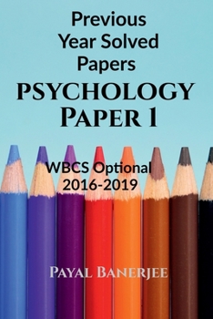 Paperback Previous Years Solved Papers-Psychology Paper 1 Book