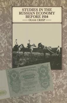 Paperback Studies in the Russian Economy Before 1914 Book