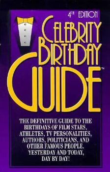 Paperback Celebrity Birthday Guide Book