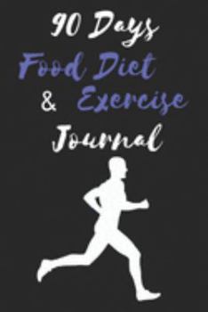 Paperback 90 Days Food Diet & Exercise Journal: Get Shit done Tracking meals and Fitness, Activity Tracker 90 days Diary with daily gratitude for Men Book