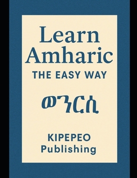 Paperback Learn Amharic the Easy Way Book