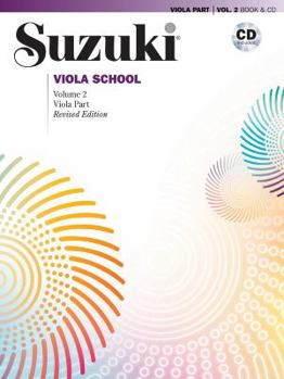Paperback Suzuki Viola School, Vol 2: Viola Part, Book & CD [With CD (Audio)] Book