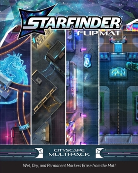 Starfinder Flip-Mat: Cityscape Multi-Pack