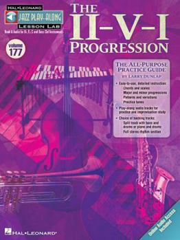 Paperback The II-V-I Progression: Jazz Play-Along Lesson Lab (Volume 177) Book with Online Audio Book