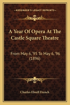 A Year Of Opera At The Castle Square Theatre: From May 6, '95 To May 6, '96