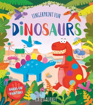 Paperback Fingerprint Fun: Dinosaurs Book