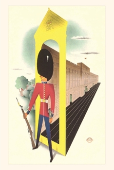 Paperback Vintage Journal Stylized Guard, Buckingham Palace Book