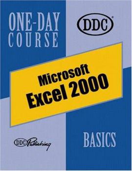 Hardcover Excel 2000 Basics One Day Course Book