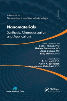 Paperback Nanomaterials: Synthesis, Characterization, and Applications Book